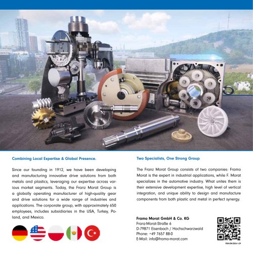 Lightweight, quiet, powerful. Plastic injection-molded parts & drive solutions for industry