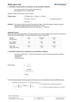 Worm gear sets - 3