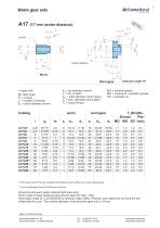 Worm gear sets - 7