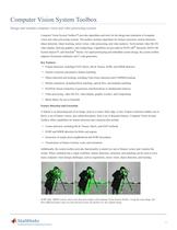 Computer Vision System Toolbox - 1