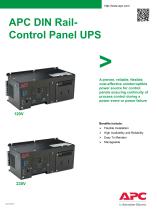 APC DIN RailControl Panel UPS - 1