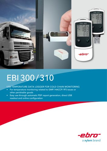 USB Temperature Data Logger EBI 300 / 310