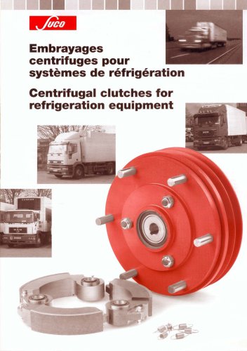 Centrifugal cluces for refrigeration equipement