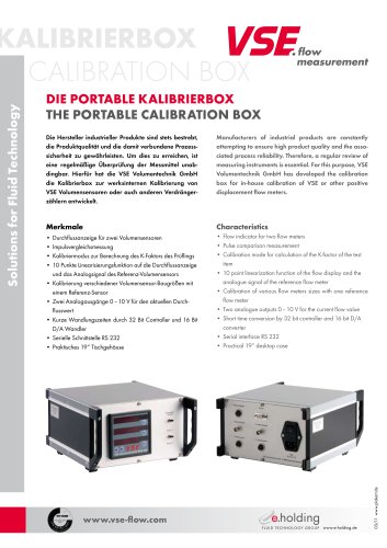 VSE - Coffret d'étalonnage