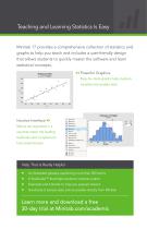 Minitab 17  The leading statistical software used in education worldwide - 2