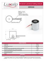 Power cut cylindrical bolts Electromagnetic Solenoid / Diameter 30-1