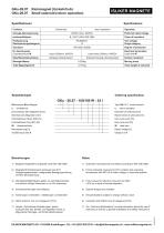 Small solenoid (return operation) - 10