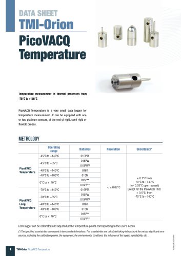 PicoVACQ-Temperature
