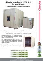 Climatic chamber of 13750 l for humid tests-1