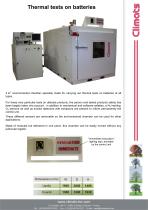 Thermal tests on batteries-1