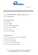 REMOVAL OF VOLATILE ORGAN COMPOUNDS (VOC) THROUGH FILTRATION, CONCENTRATION AND COMBUSTION WITH REGENERATIVE HEAT RECOVERY-1