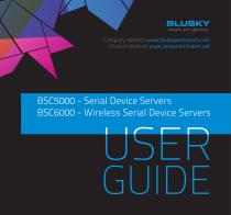 BSC5000/6000 SERIES SERIAL DEVICE SERVER USER GUIDE - 1