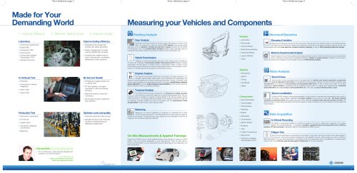 Automotive Industries - Noise and Vibration Test and Measurement Solutions