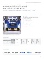 HYDRAULIC PRESS SYSTEMS FOR FIBER-REINFORCED PLASTICS-5
