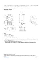 Closed-loop current sensor / DC / leakage current SCD20 Series - 3