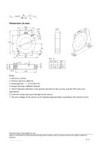 Closed-loop current sensor / DC / leakage current SCD9 Series - 3