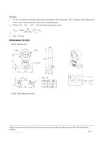 Open-loop Hall effect current sensor / AC / DC ø20, 50 - 500 A | SCK1 series - 3