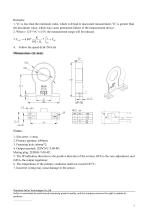 Open-loop Hall effect current sensor / AC / DC, ø60mm, 300..2000 A | SCK13 series - 3