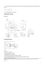 SCB12 Series Close loop Hall effect current sensor 5A, 50..300A - 3