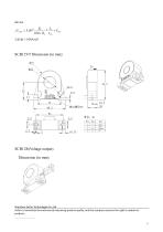 SCB12 Series Close loop Hall effect current sensor 5A, 50..300A - 5