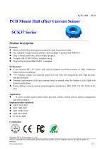 SCK37 Series PCB Mount dc current sensors 100A..1000A