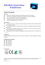 SCK3D Series unipolar power supply current sensor 50A..500A - 1