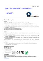 SCY15C Series dual channel hall effect sensors - 1