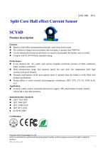 SCY6D Series Unipolar power supply hall current sensor 50A..500A - 1