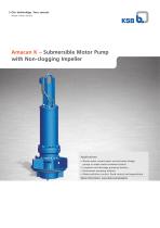 Amacan K ? Submersible Motor Pump with Non-clogging Impeller - 1