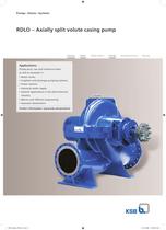 RDLO – Axially split volute casing pump - 1