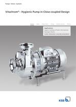 Vitachrom®  – Hygienic Pump in Close-coupled Design - 1