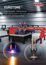 EUROTOME User-friendly, multipurpose, high-performance and cost-effective thermal cutting machine