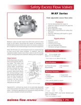 M-XF Safety Excess Flow Valves - 1