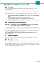 Data Sheet Battery Cell Simulator Model 2500-11