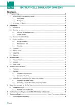 Data Sheet Battery Cell Simulator Model 2500-4