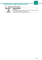 Data Sheet Battery Cell Simulator Model 2500-7