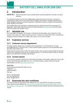Data Sheet Battery Cell Simulator Model 2500-8