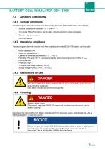 Data Sheet Battery Cell Simulator Model 2500-9
