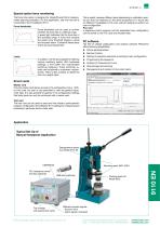 Data-sheet - ForceMaster Low-Cost Monitoring for Manual Presses Model 9110-3