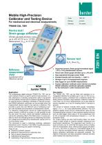 Data Sheet-Mobile High-Precision Calibrator and Testing Device TRANS CAL 7281