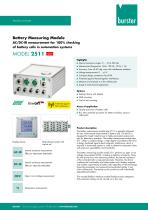 Data Sheet Model 2511-1