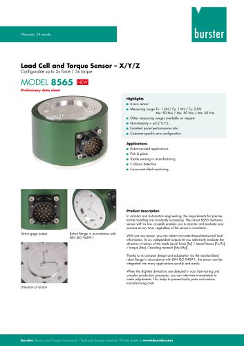 Data Sheet Model 8565