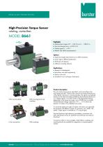 Data Sheet Precision Torque Sensor Model 8661-1