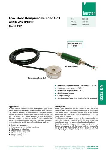 Data Sheet Typ 8532 (2025)
