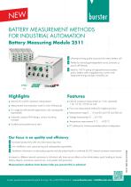 Flyer Battery Measuring Module 2511-1