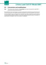 OPERATING MANUAL 2-Axis Load Cell XY Model 8561-10