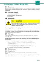 OPERATING MANUAL 2-Axis Load Cell XY Model 8561-9