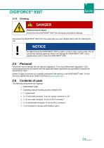 Operating Manual DIGIFORCE® model 9307-15