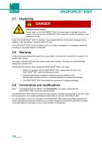 Operating Manual DIGIFORCE® model 9307-16