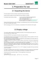 Operation Manual DIGISTANT® 4420-V001-13